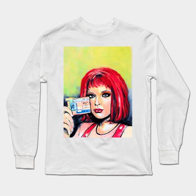 Leeloo Dallas Long Sleeve T-Shirt by Svetlana Pelin